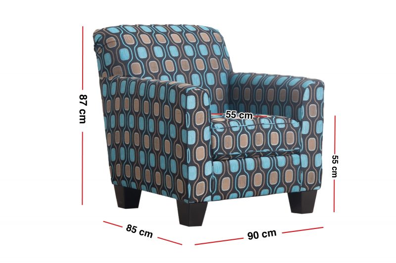DARWIN Fabric Accent Chair (KA15074-3)