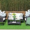 chicago 4 seater outdoor + coffee table (2+1+1)