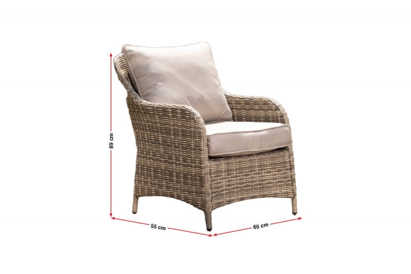 DIANI 7 Seater Outdoor + Coffee Table (3+2+1+1)