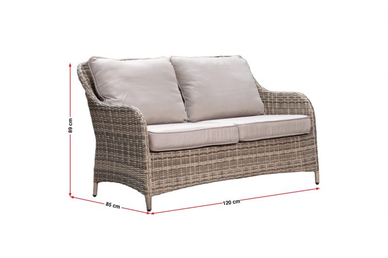 DIANI 7 Seater Outdoor + Coffee Table (3+2+1+1)