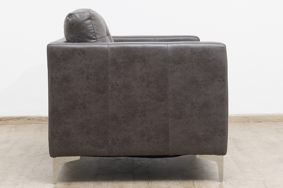 gatwick modern velvet chair with ottoman