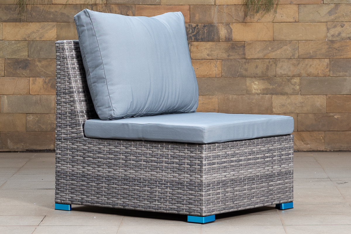 OXFORD 4 Seater Outdoor Sofa with 2 Ottomans + Coffee Table