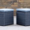 TUSCANY Outdoor Balcony Set (2 chairs + Table + 2 Ottomans)