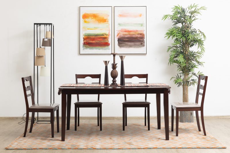 ANASTASIA Dining Table + 6 Chairs