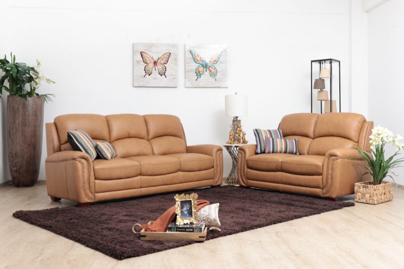 CASAMIA 7 Seater Leather Sofa (3+2+1+1)