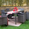 JAMAICA 6 Seater Outdoor Dining Table + 6 Chairs