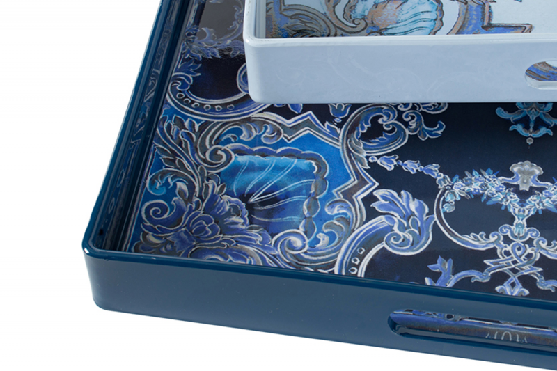 HOME DECOR - 44763 Decorative Trays (Set of 2)