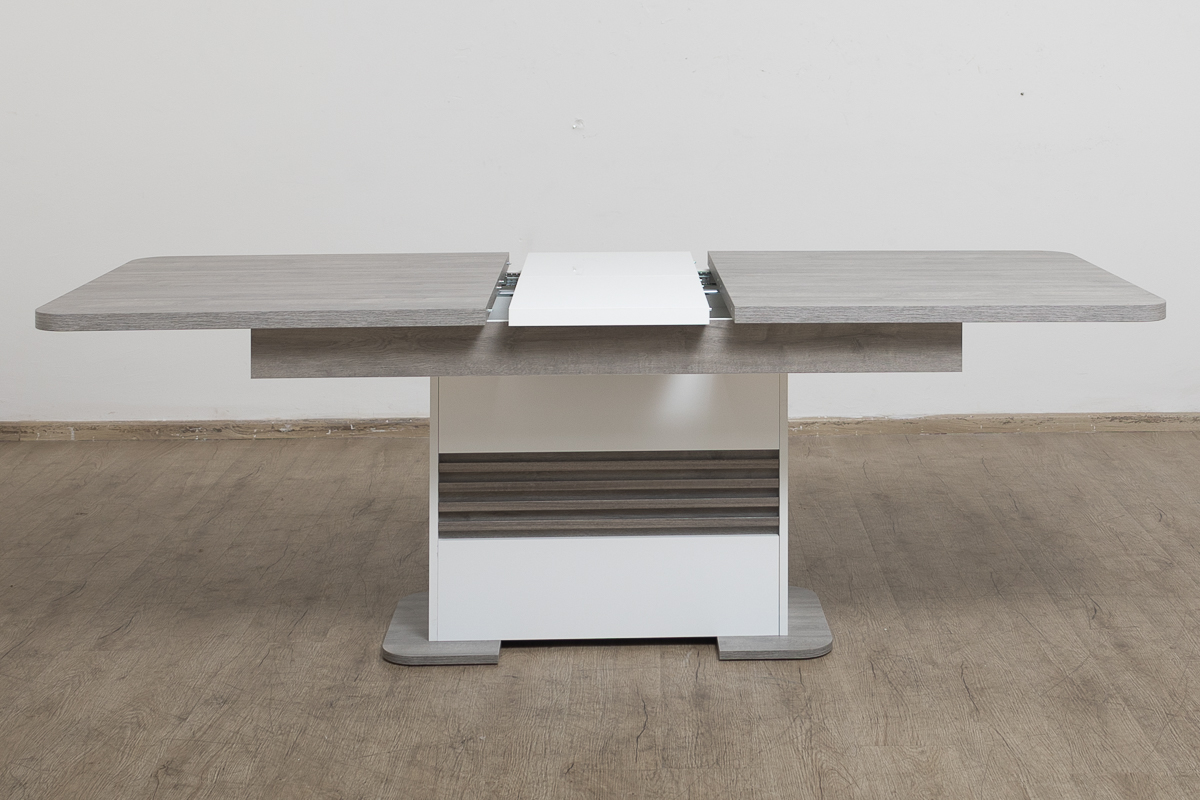 VERTIGO Dining Table with Extendable Top (Table + 8 Chairs)