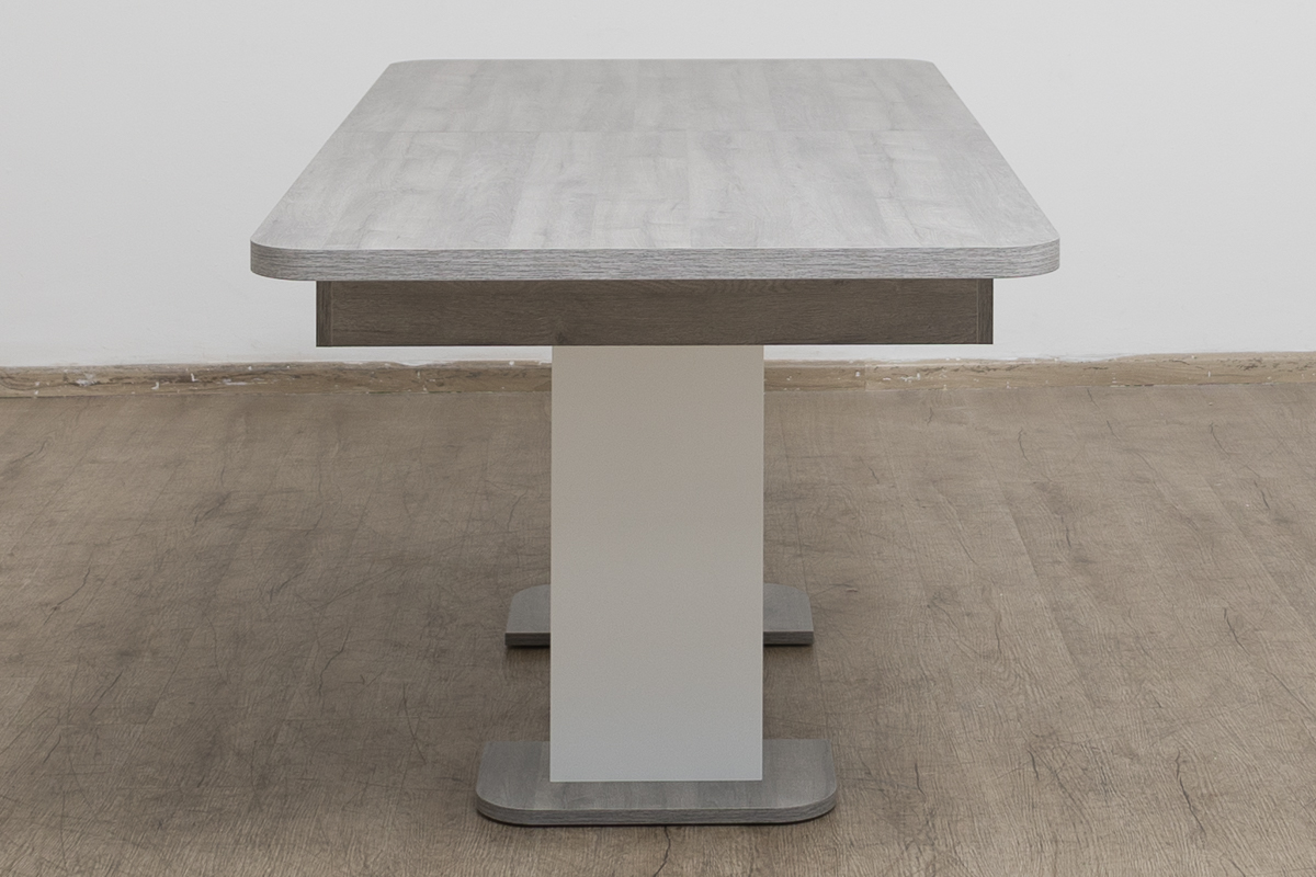 VERTIGO Dining Table with Extendable Top (Table + 8 Chairs)