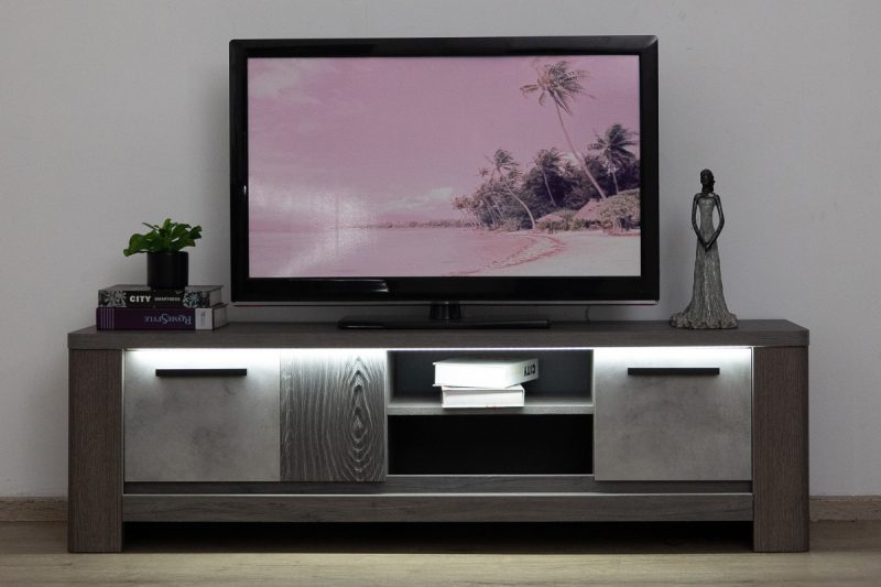 BOLZANO TV Cabinet with LED Lights