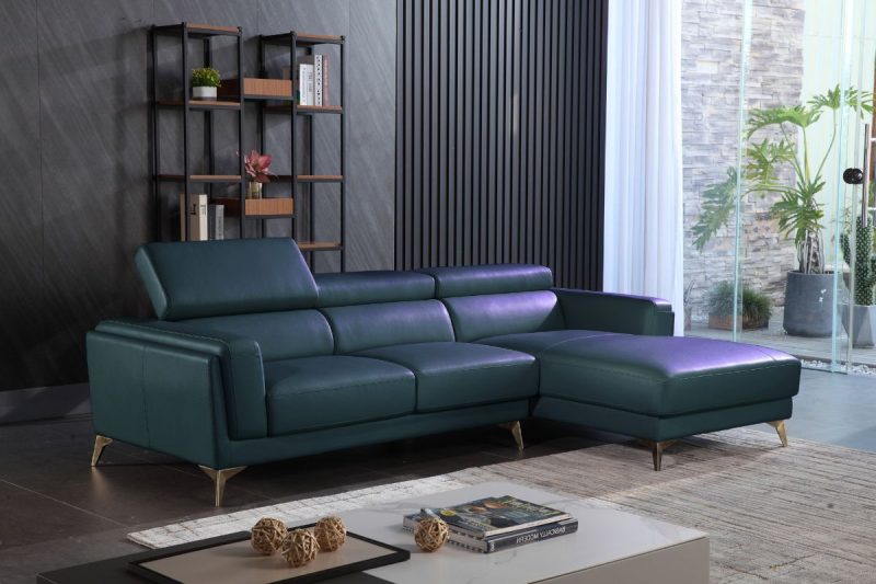ARESSE Leather Corner Sofa