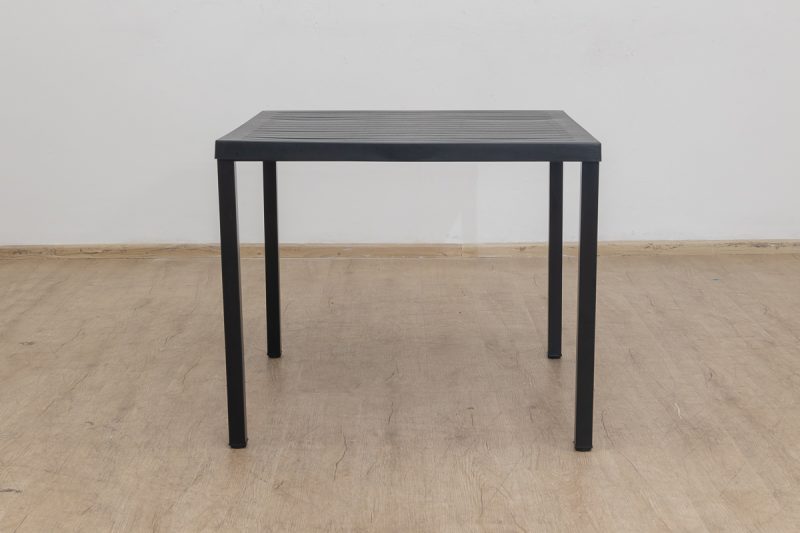 langston outdoor table - black