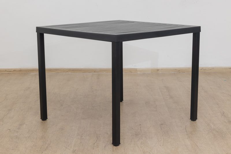 langston outdoor table - black