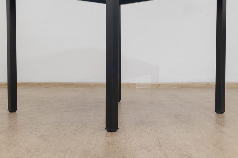 langston outdoor table - black