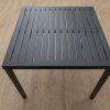 langston outdoor table - black