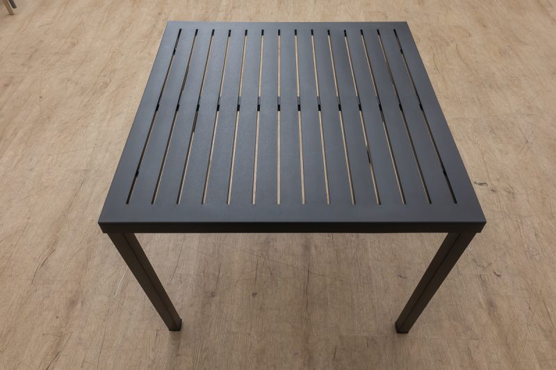langston outdoor table - black