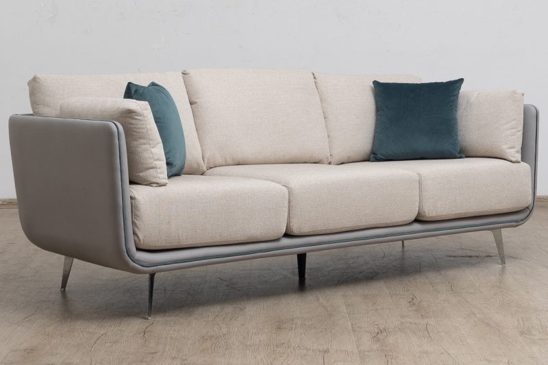 BERNE 3 Seater Fabric Sofa