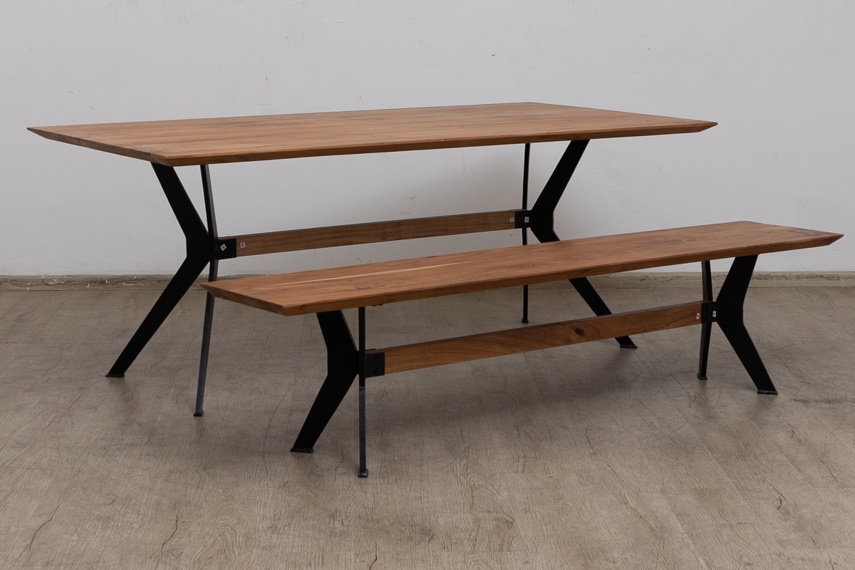 BERLYN Dining Table + Bench