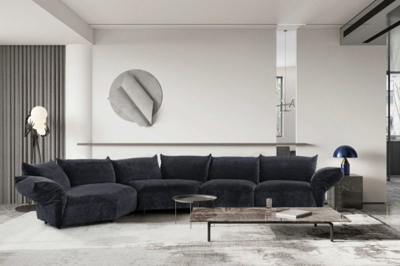 DEXTER Fabric Corner Sofa