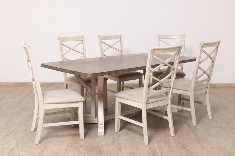monterey dining table + 6 chairs