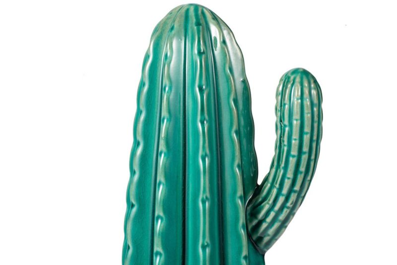 home decor - 1332 saguaro ceramic cactus accent (medium)