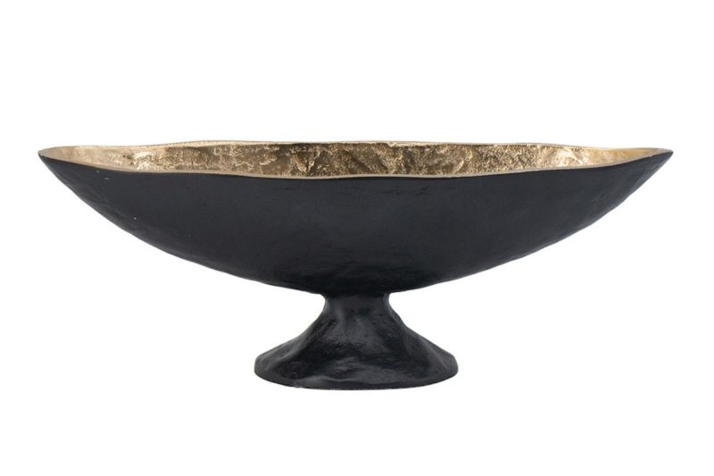 home decor - 49890 oval bowl on stand