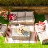 sara 7 seater outdoor sofa (3+ 2 +1+1+coffee table)