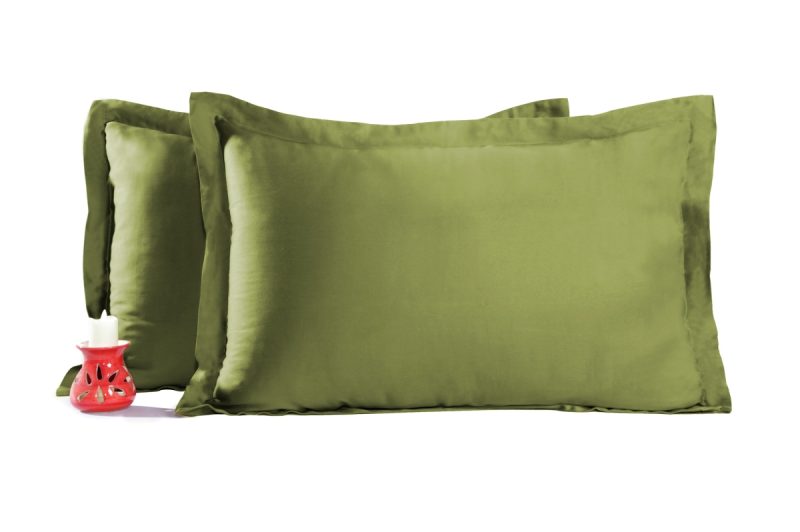 viola yellow green pillow cases
