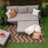 loveseat outdoor sofa + ottoman