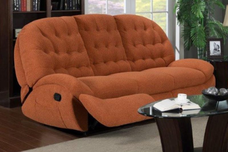 teddy 3 seater fabric recliner