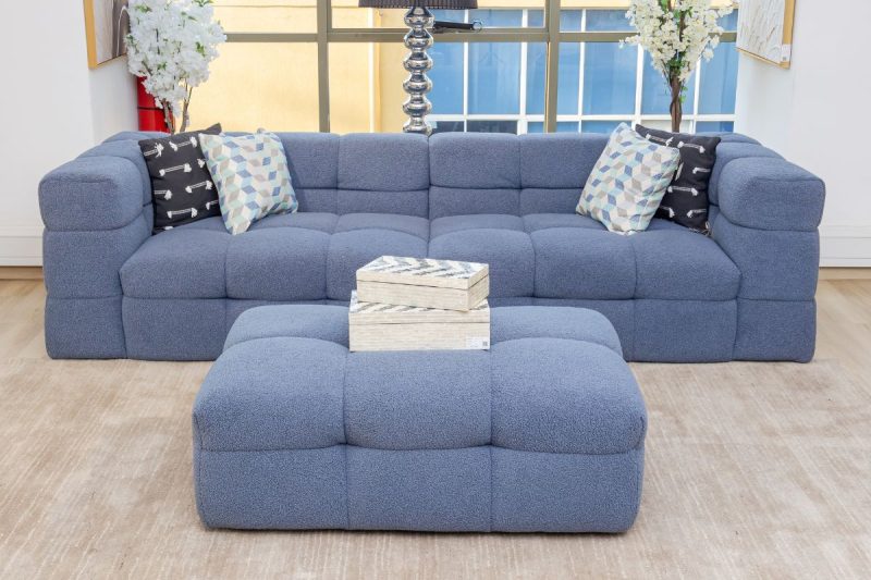 shaun 4 seater fabric sofa