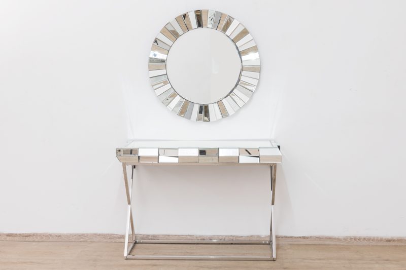 landon console table and mirror