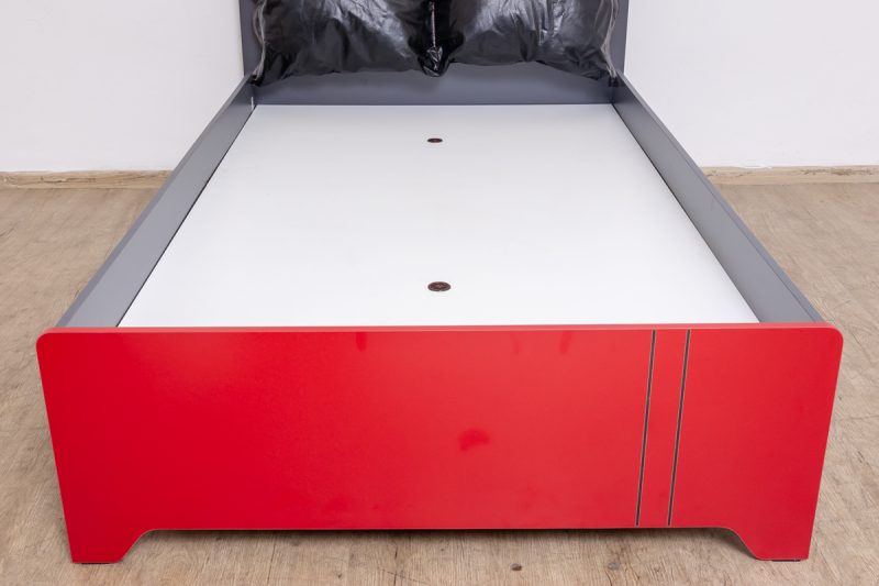 flow single bed + 1 nightstand + study desk + chiffonier + sleepezee single size mattress