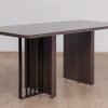 furion glass top dining table + 6 mimo chairs