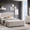 liam queen package - queen bed + 1 nightstand + dresser mirror + bench + sleepezee mattress