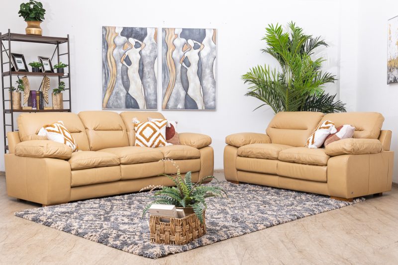 messa 7 seater leather sofa (3+2+1+1) (copy)