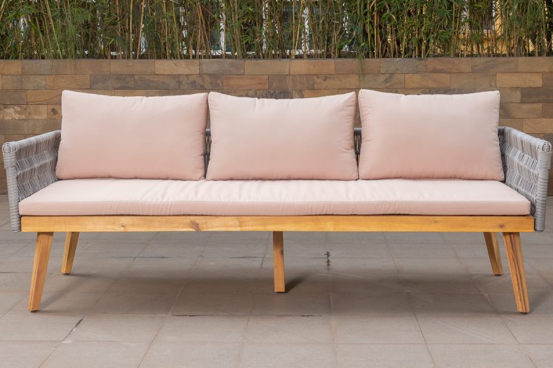nova 5 seater outdoor sofa (3+1+1) + coffee table