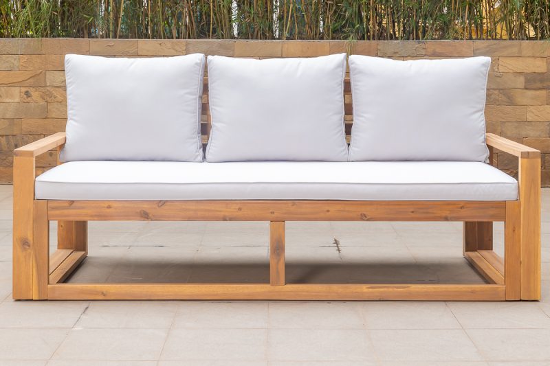 texas 5 seater outdoor sofa (3+1+1) + coffee table