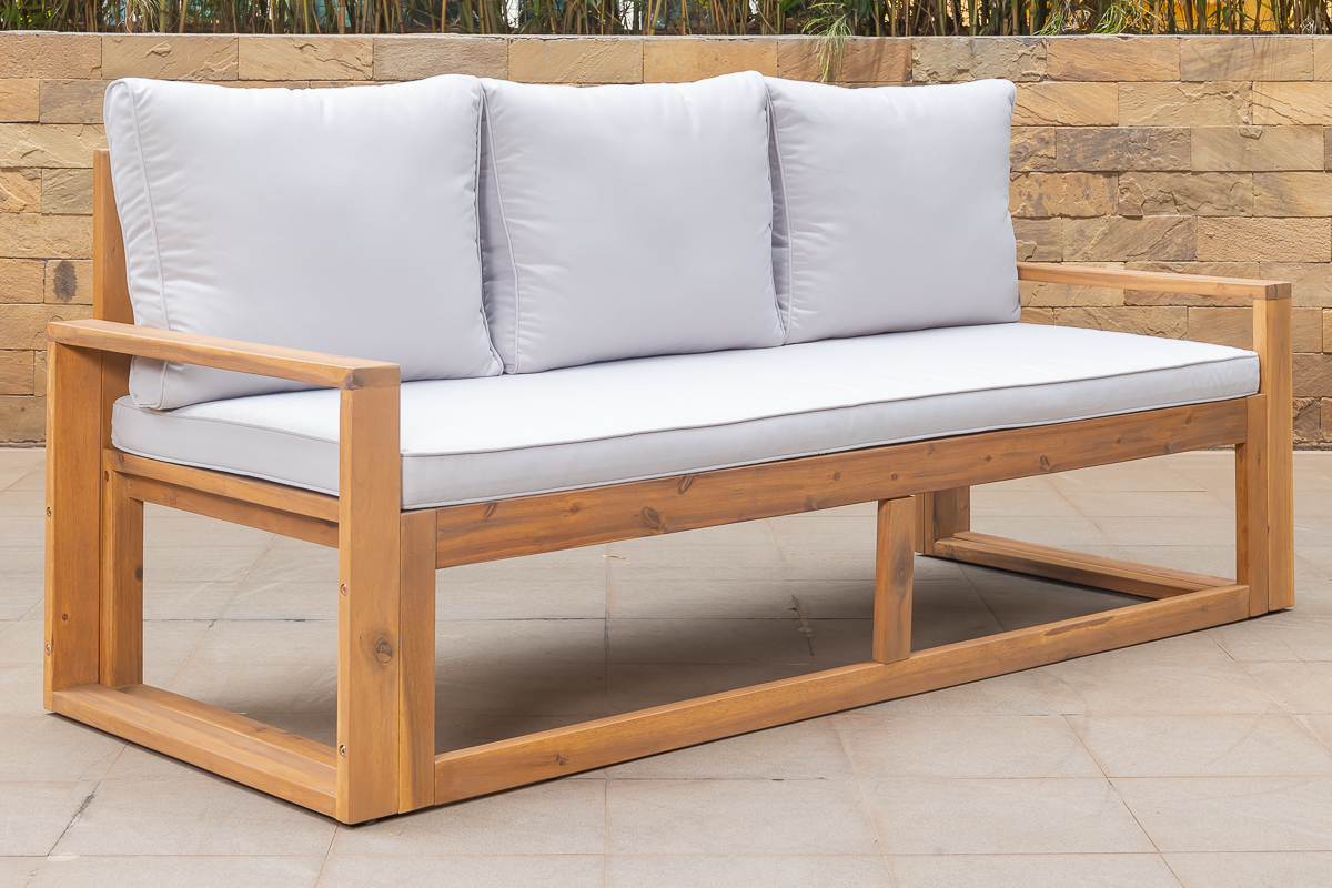 texas 5 seater outdoor sofa (3+1+1) + coffee table