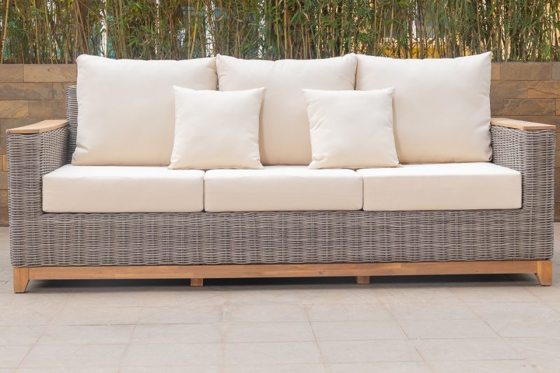 kentucky 6 seater outdoor sofa (3+2+1) + coffee table