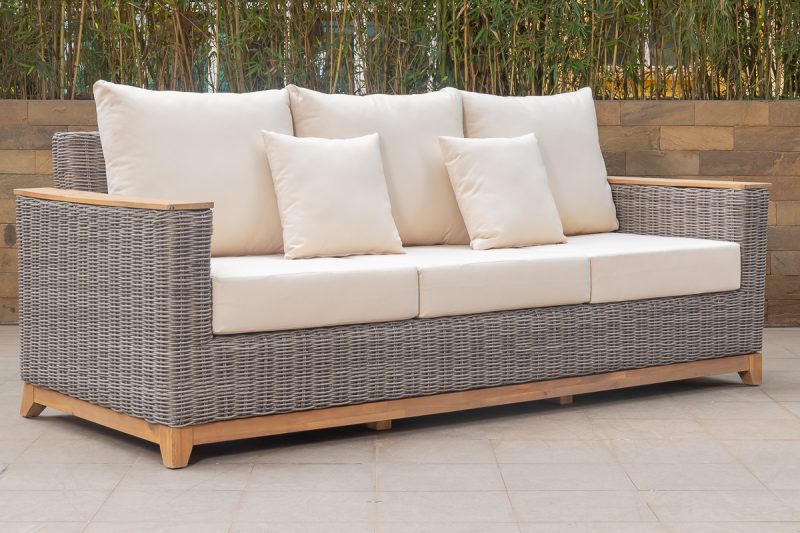 kentucky 6 seater outdoor sofa (3+2+1) + coffee table