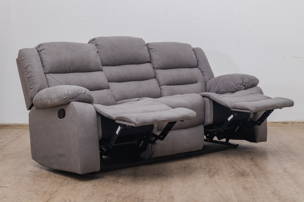 nebraska 5 seater fabric recliner