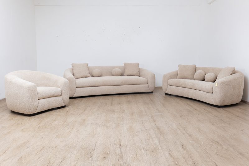 archie 7 seater fabric sofa (3+2+1+1)