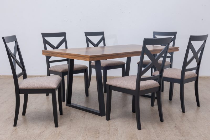 lina dining table + 6 chairs