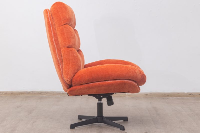 debbie swivel lounge chair + footstool