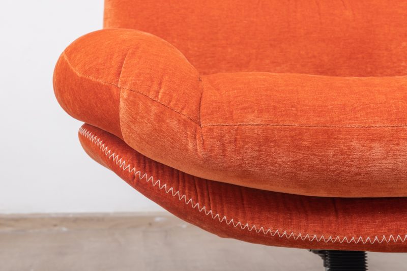 debbie swivel lounge chair + footstool