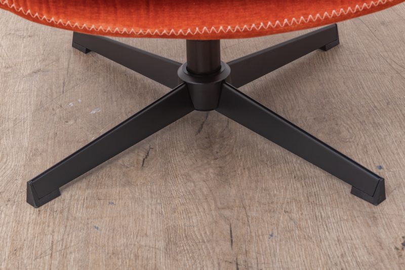 debbie swivel lounge chair + footstool