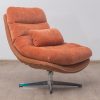 hayley swivel lounge chair + footstool