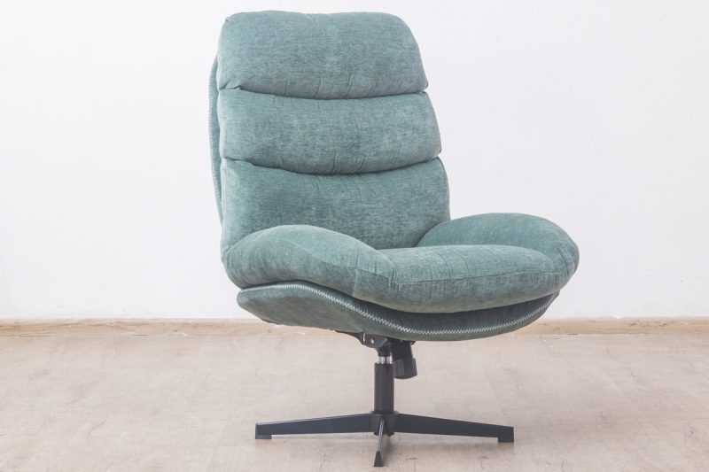 debbie swivel lounge chair + footstool