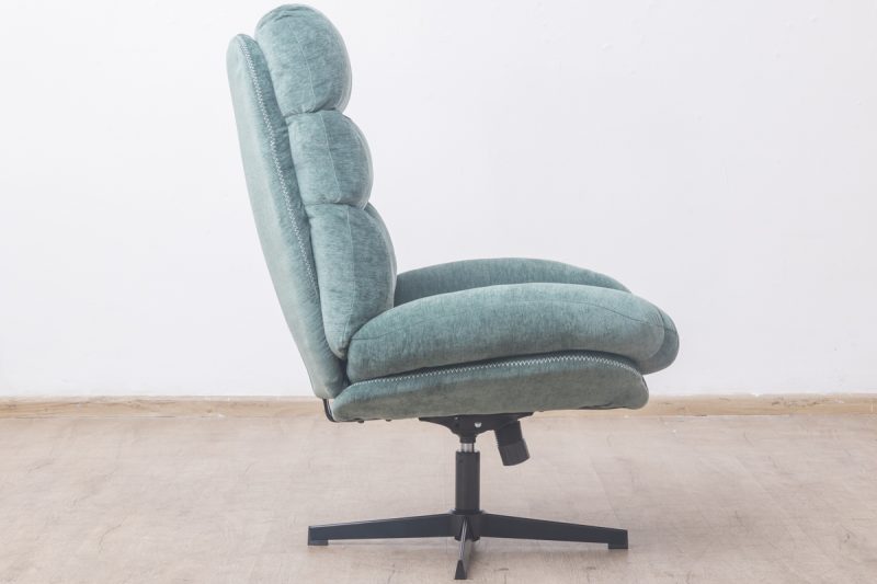 debbie swivel lounge chair + footstool
